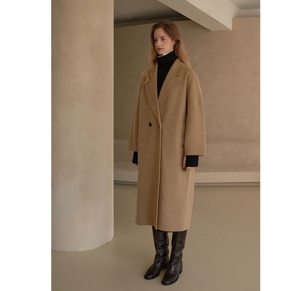 Overfit Handmade Wool Coat